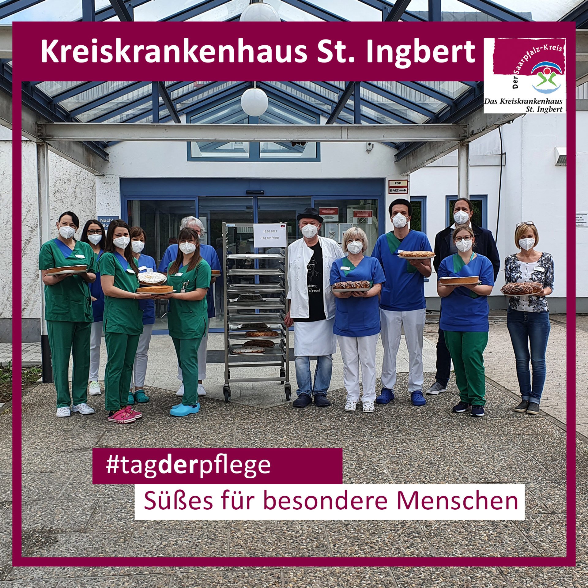 Kreiskrankenhaus St.Ingbert - Tag der Pflege – Süßes für besondere Menschen