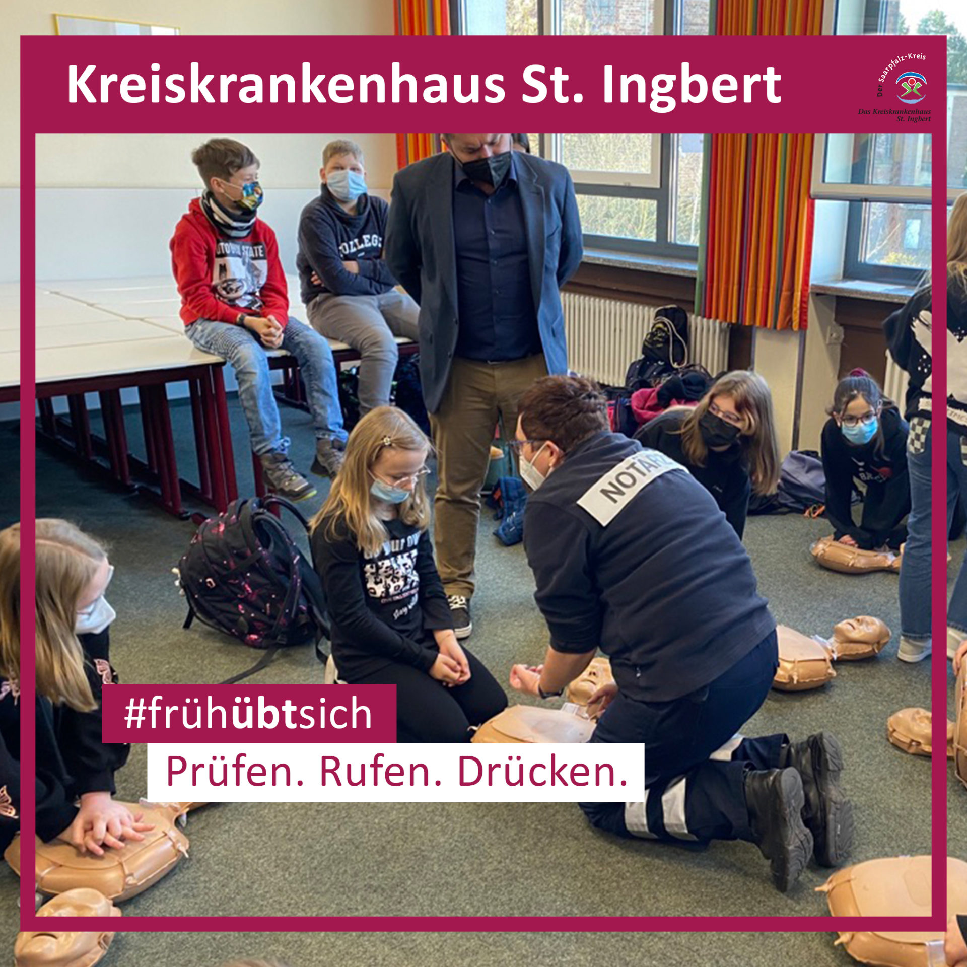 Kreiskrankenhaus St.Ingbert - Prüfen, Rufen, Drücken