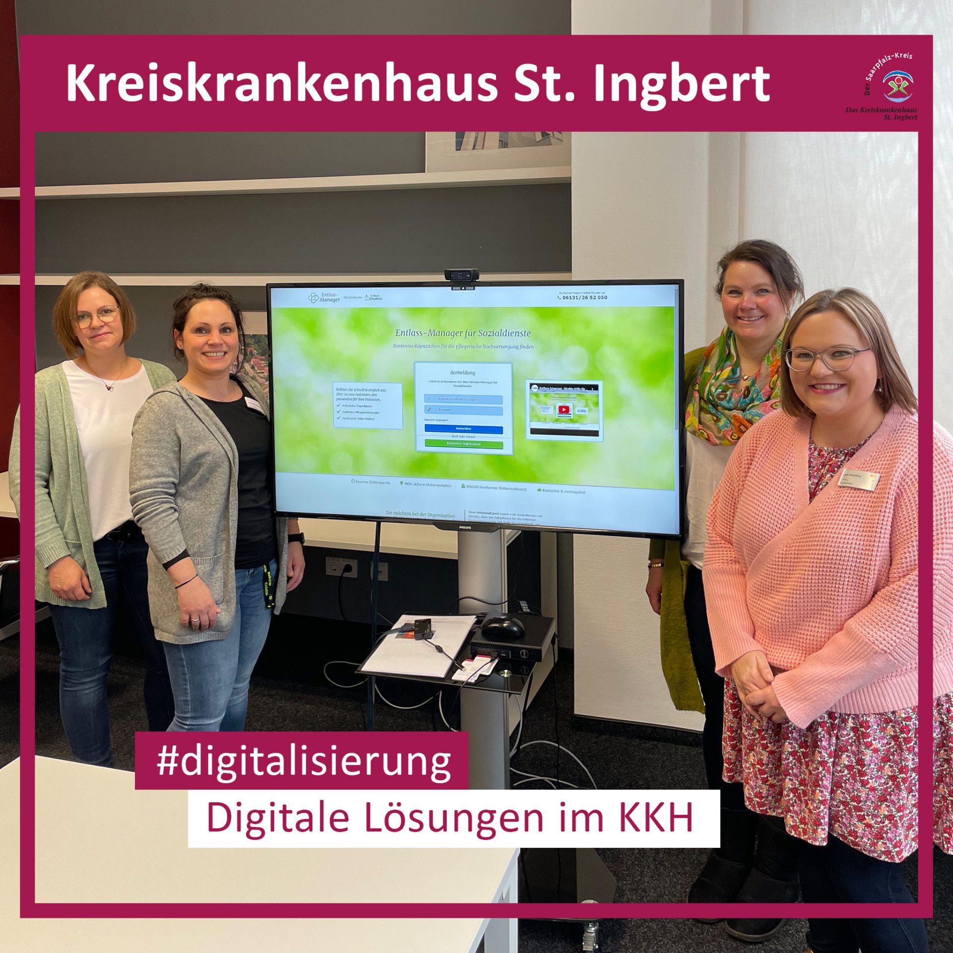 Kreiskrankenhaus St.Ingbert - Digitale Portallösung für die Organisation der Nachversorgung unser Patientinnen und Patienten