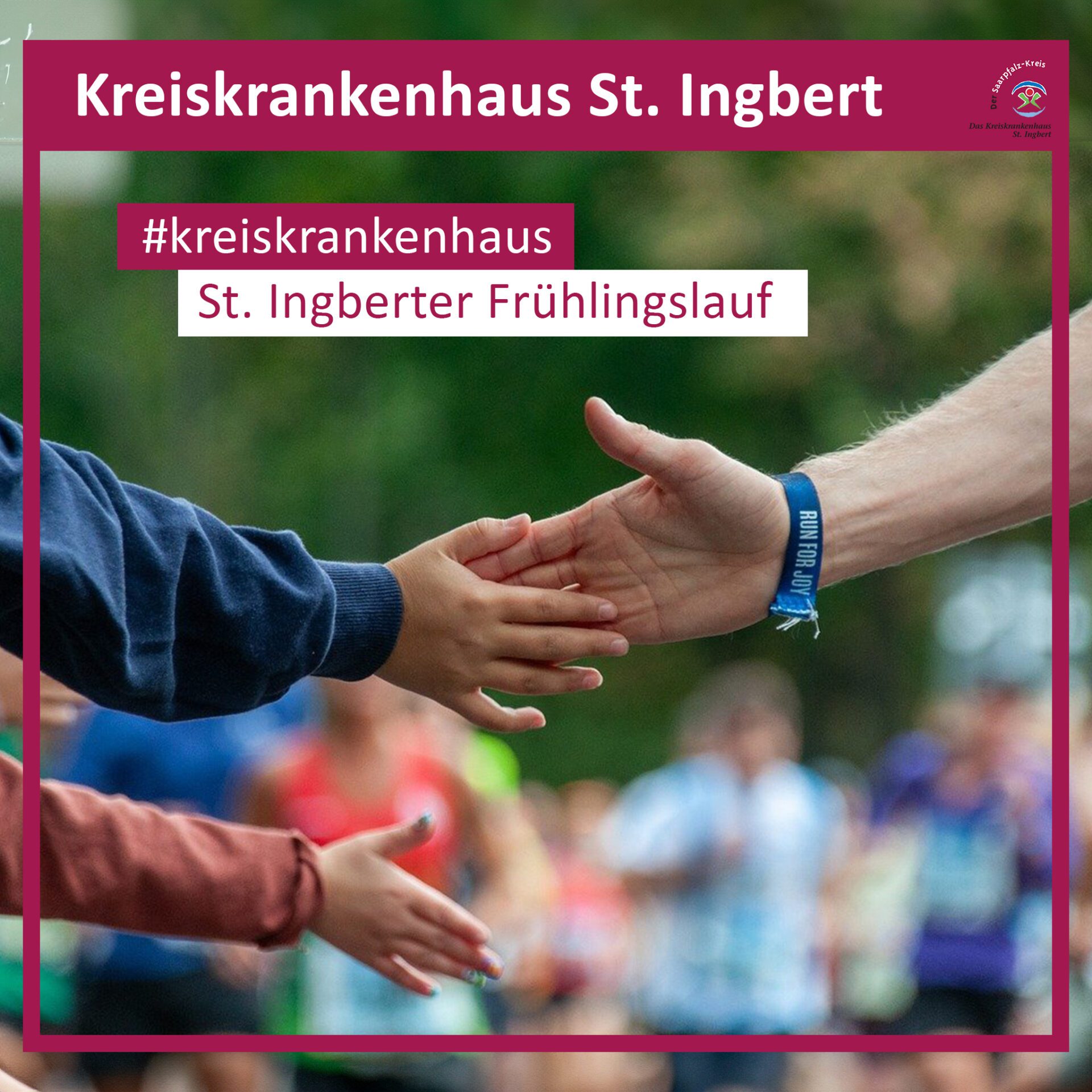 Kreiskrankenhaus St.Ingbert - St. Ingberter Frühlingslauf am 26. April 2024