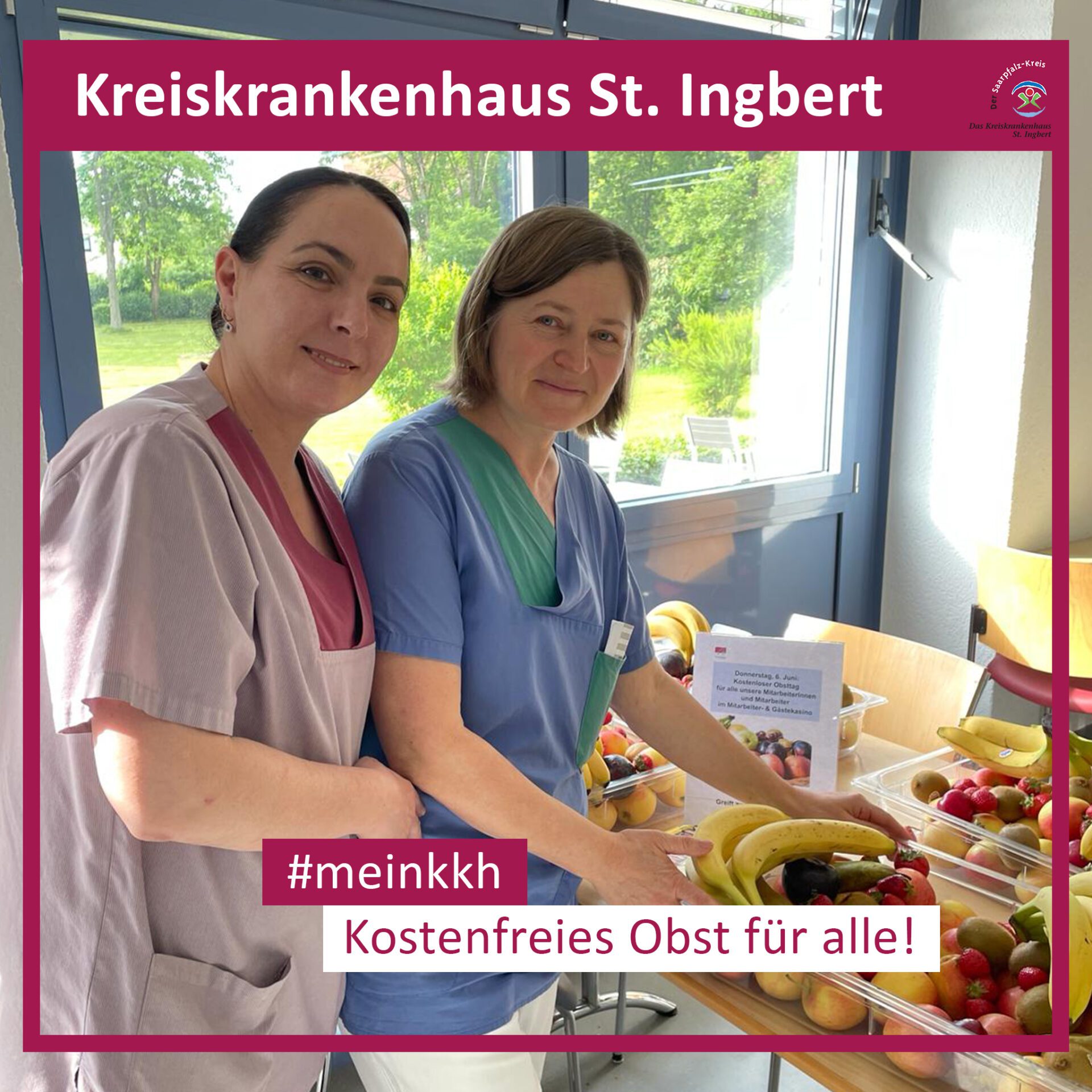Kreiskrankenhaus St.Ingbert - Kostenfreies Obst