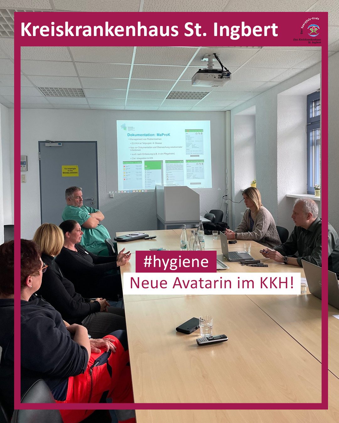 Kreiskrankenhaus St.Ingbert - Avatarin auf dem Weg ins Kreiskrankenhaus!